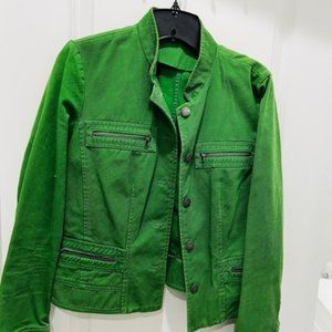 Green Jean Jacket